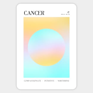 Cancer Zodiac Aura Sticker